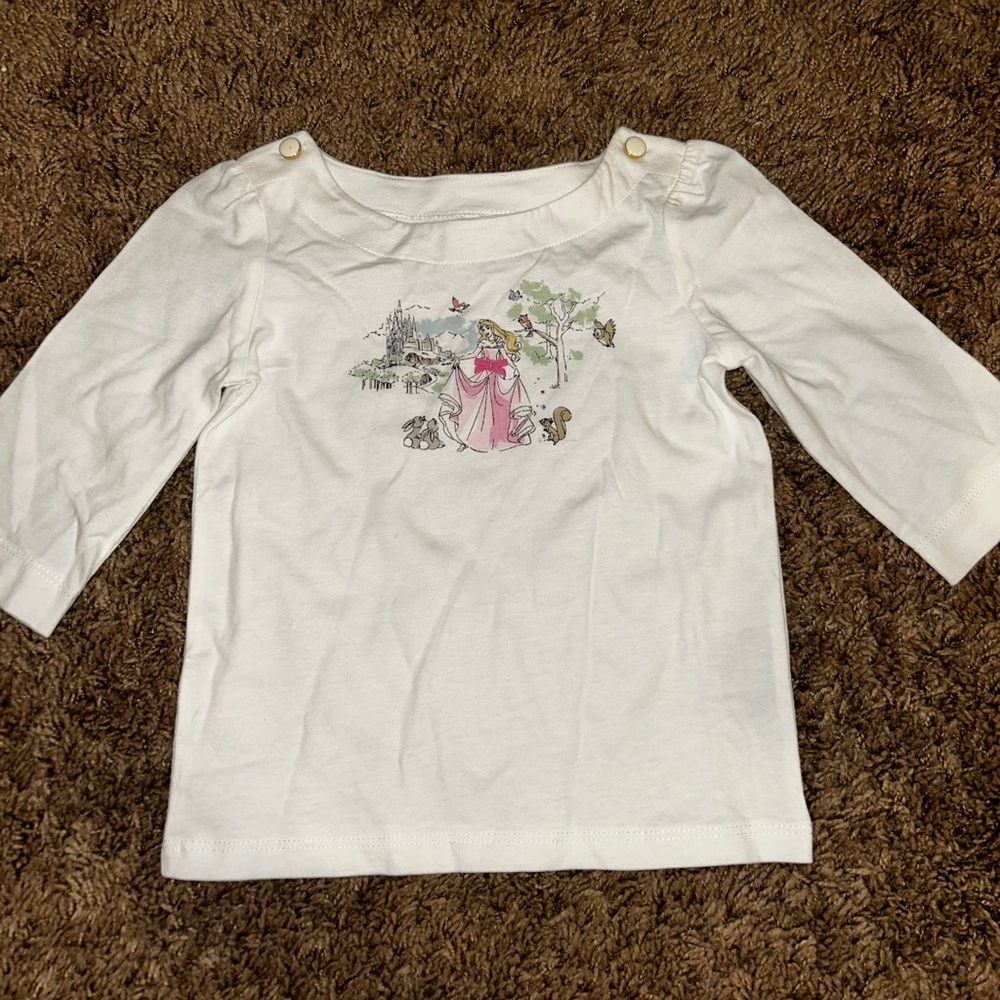 Janie and Jack Aurora Disney shirt